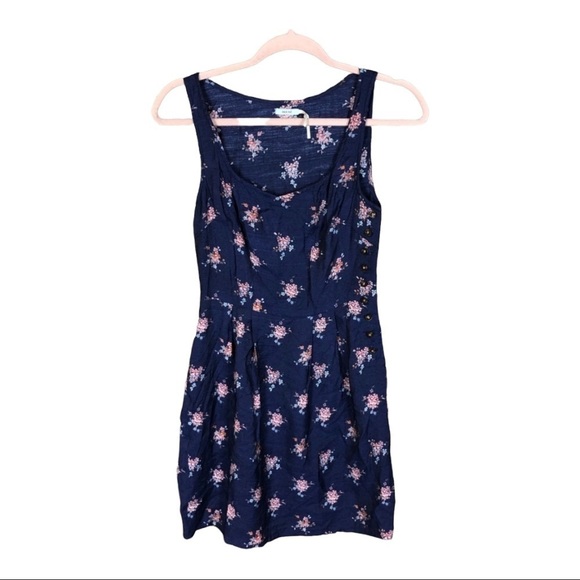 Kimchi blue floral tunic‎ dress women’s XS - Picture 1 of 9